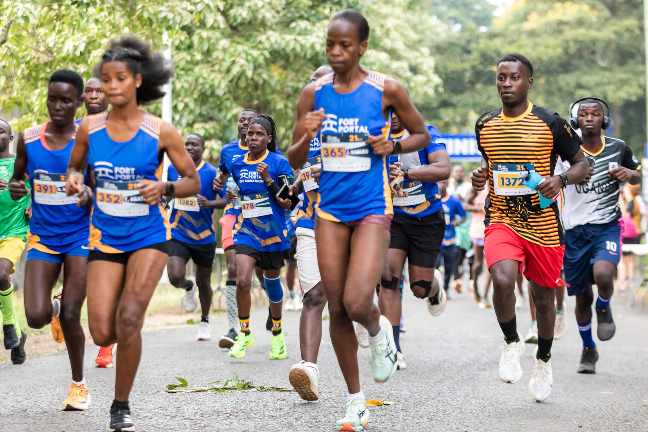 Fort Portal City Marathon runners